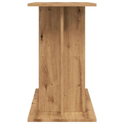 Supporto per acquario artigianale in rovere 120x40x60 cm in legno ingegnerizzato