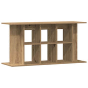 Supporto per acquario artigianale in rovere 120x40x60 cm in legno ingegnerizzato