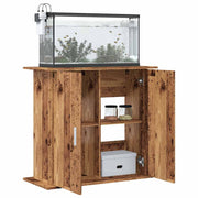 Supporto Acquario 81x36x73 cm in Legno Multistrato Legno Antico
