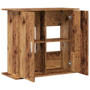 Supporto Acquario 81x36x73 cm in Legno Multistrato Legno Antico