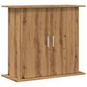 Supporto per acquario artigianale in rovere 81x36x73 cm in legno ingegnerizzato