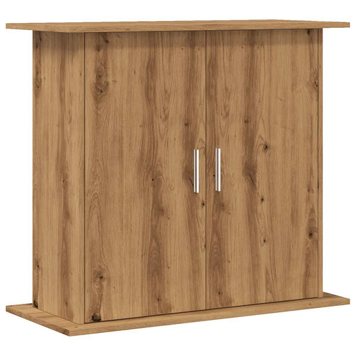 Supporto per acquario artigianale in rovere 81x36x73 cm in legno ingegnerizzato