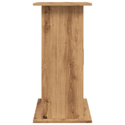 Supporto per acquario artigianale in rovere 81x36x73 cm in legno ingegnerizzato