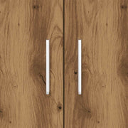 Supporto per acquario artigianale in rovere 81x36x73 cm in legno ingegnerizzato