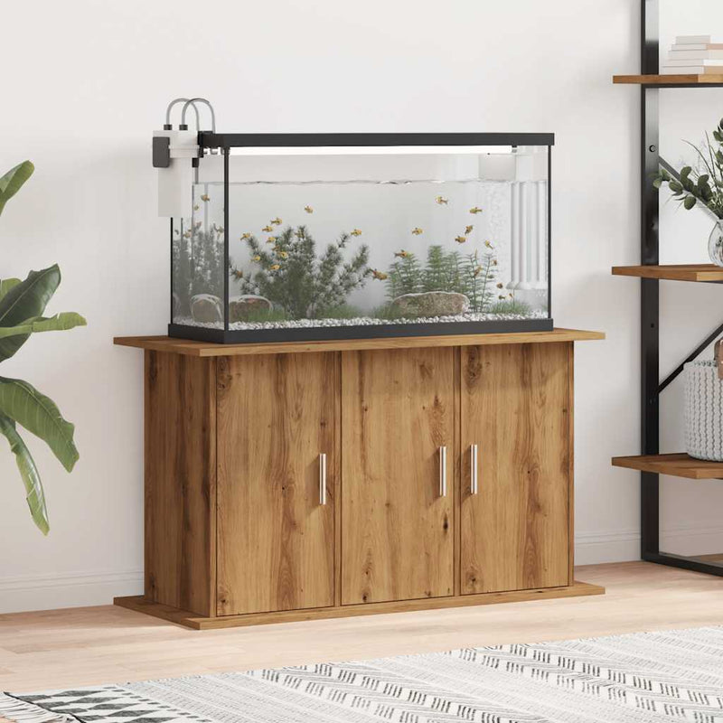 Supporto per acquario artigianale in rovere 101x41x58 cm in legno ingegnerizzato