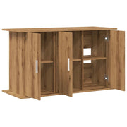 Supporto per acquario artigianale in rovere 101x41x58 cm in legno ingegnerizzato