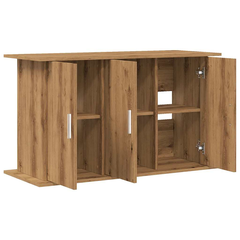 Supporto per acquario artigianale in rovere 101x41x58 cm in legno ingegnerizzato