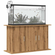 Supporto per acquario artigianale in rovere 101x41x58 cm in legno ingegnerizzato
