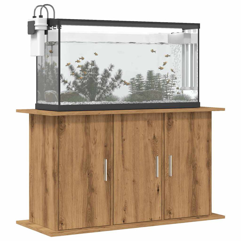 Supporto per acquario artigianale in rovere 101x41x58 cm in legno ingegnerizzato