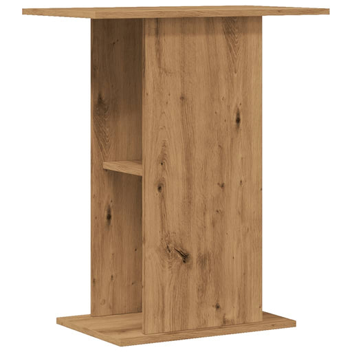 Supporto per acquario artigianale in rovere 36x60,5x72,5 cm in legno ingegnerizzato