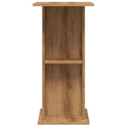 Supporto per acquario artigianale in rovere 36x60,5x72,5 cm in legno ingegnerizzato