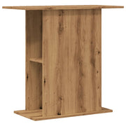 Supporto per acquario artigianale in rovere 36x75x72,5 cm in legno ingegnerizzato