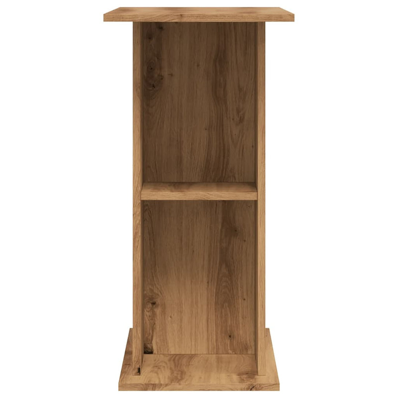 Supporto per acquario artigianale in rovere 36x75x72,5 cm in legno ingegnerizzato