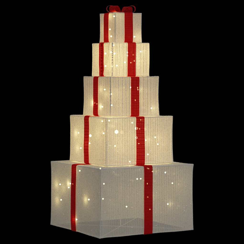 Confezione Regalo Decorazioni Natalizie 250 LED Bianco Caldo