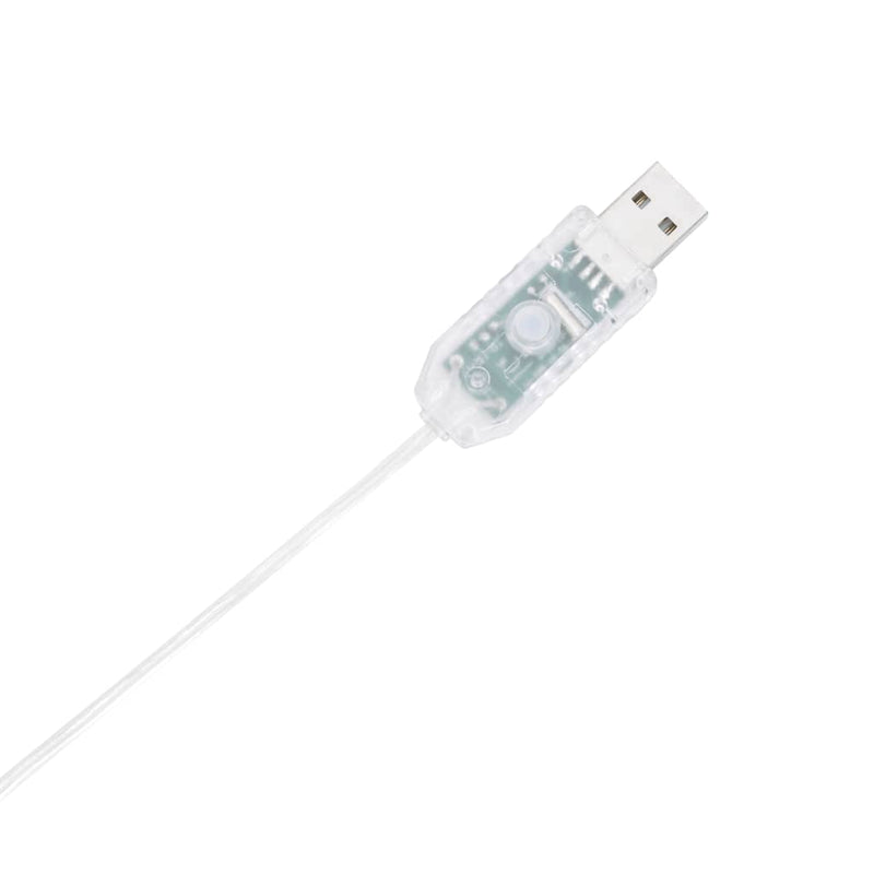 Confezione Regalo Decorazioni Natalizie 250 LED Bianco Caldo