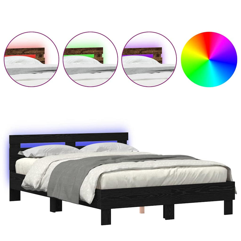 Struttura Del Letto Con Strisce Led
