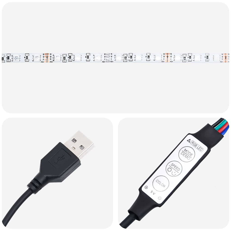 Struttura Del Letto Con Strisce Led