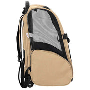 Carrello per Animali 3 in 1 Design Sabbia 48x32x(57-106) cm