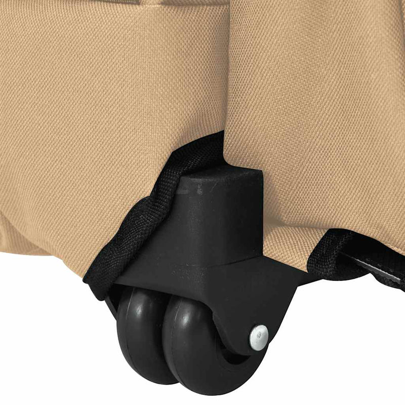 Carrello per Animali 3 in 1 Design Sabbia 48x32x(57-106) cm