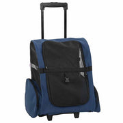 Carrello per animali 3 in 1 Design Blu 48x32x(57-106) cm