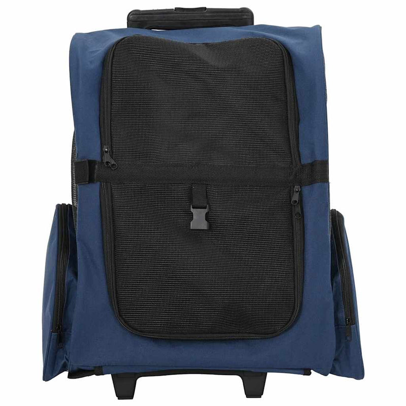 Carrello per animali 3 in 1 Design Blu 48x32x(57-106) cm