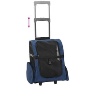 Carrello per animali 3 in 1 Design Blu 48x32x(57-106) cm
