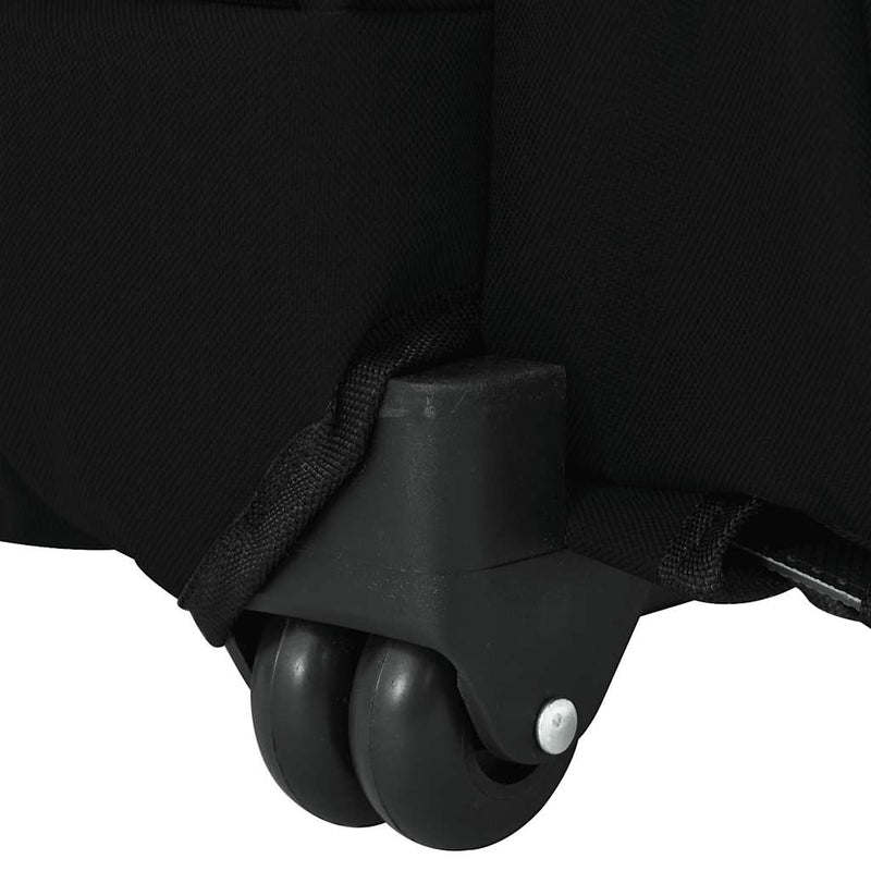 Carrello per Animali 3 in 1 Design Nero 48x32x(57-106) cm