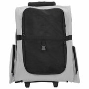 Carrello per animali 3 in 1 design grigio 48x32x(57-106) cm
