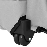 Carrello per animali 3 in 1 design grigio 48x32x(57-106) cm