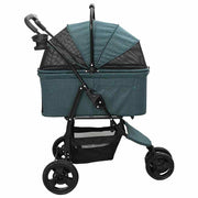 Passeggino pieghevole per animali Verde 78 x 54 x 101 cm