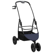Passeggino pieghevole per animali Blu 78 x 54 x 101 cm