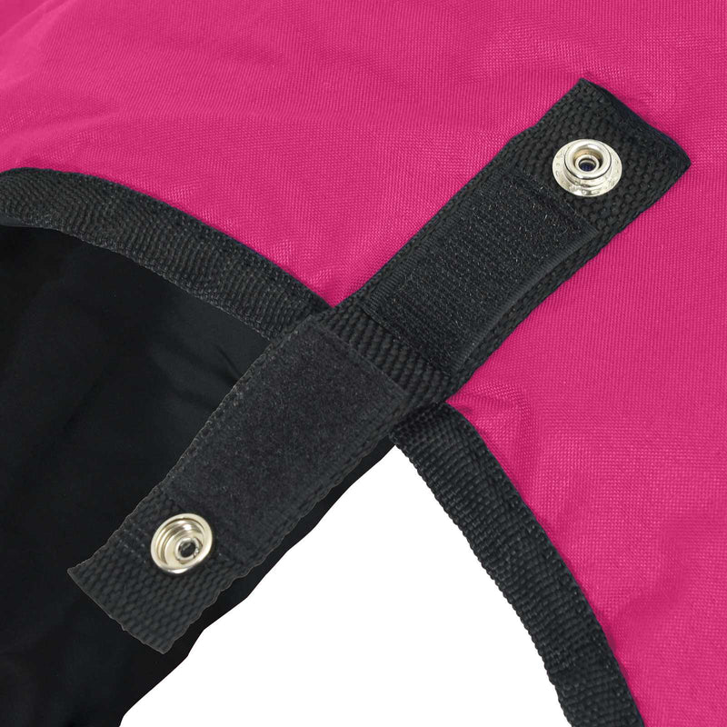 Coperta per Cavalli Rosa e Nero 155 cm Poliestere