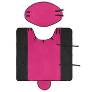 Coperta per Cavalli Rosa e Nero 155 cm Poliestere