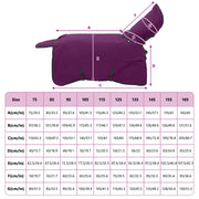 Coperta per Cavalli Viola Completo 135 cm Poliestere