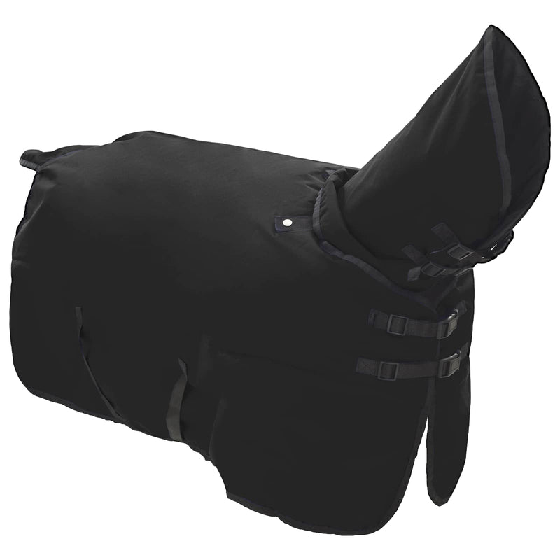 Coperta per Cavalli Nero Completo 165 cm Poliestere