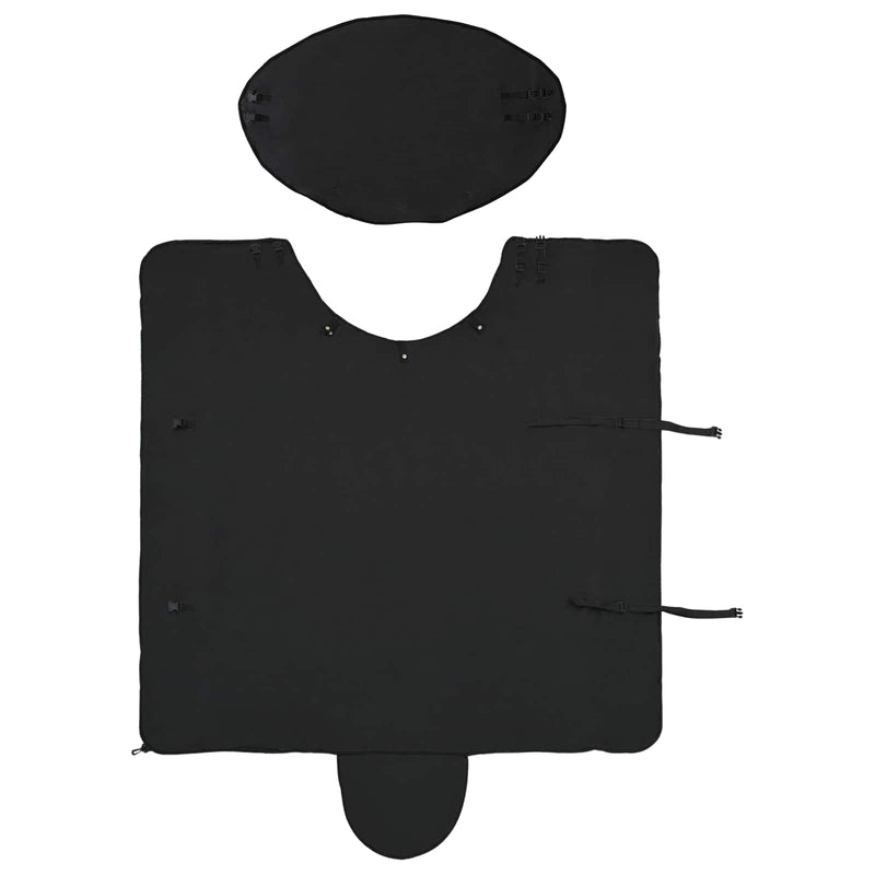 Coperta per Cavalli Nero 75 cm Fleece in poliestere