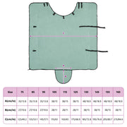 Coperta per Cavalli Verde 155 cm Fleece in poliestere