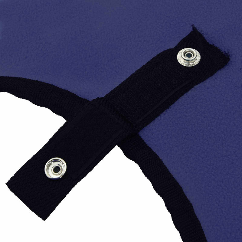 Coperta per Cavalli Blu navy 165 cm Fleece in poliestere