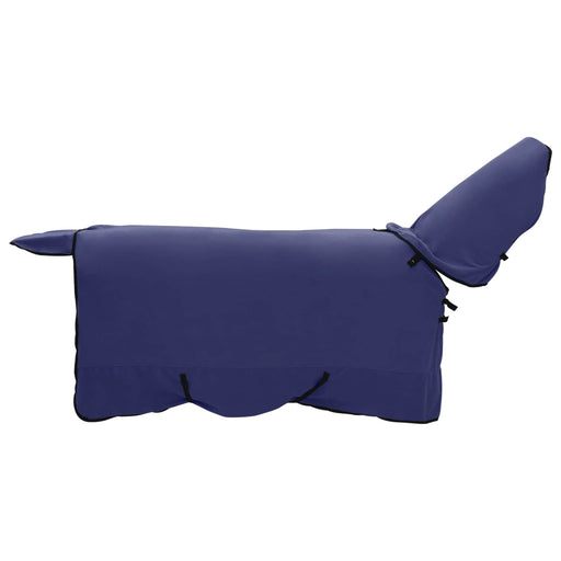 Coperta per Cavalli Blu navy 165 cm Fleece in poliestere