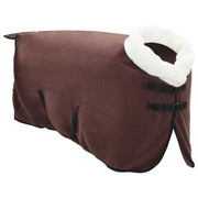 Coperta per Cavalli Marrone Scuro 155 cm Felpa in pile