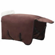 Coperta per Cavalli Marrone Scuro 155 cm Felpa in pile