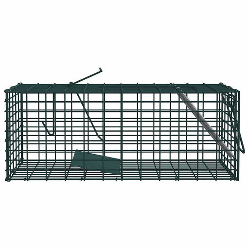 Trappola per animali Verde 31 x 13 x 12cm Acciaio
