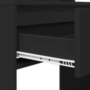 Tavoli da Trucco per Camera da Letto Nero 80 x 39,5 x 135 cm