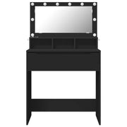 Tavoli da Trucco per Camera da Letto Nero 80 x 39,5 x 135 cm