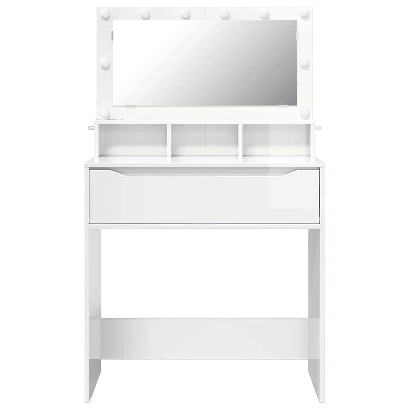 Tavoli da Trucco per Camera da Letto Bianco Lucido