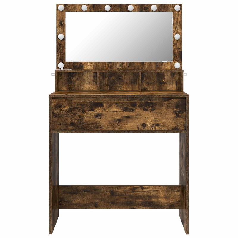 Tavoli da Trucco per Camera da Letto Rovere Fumo