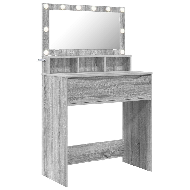 Tavoli da Trucco per Camera da Letto Sonoma grigio