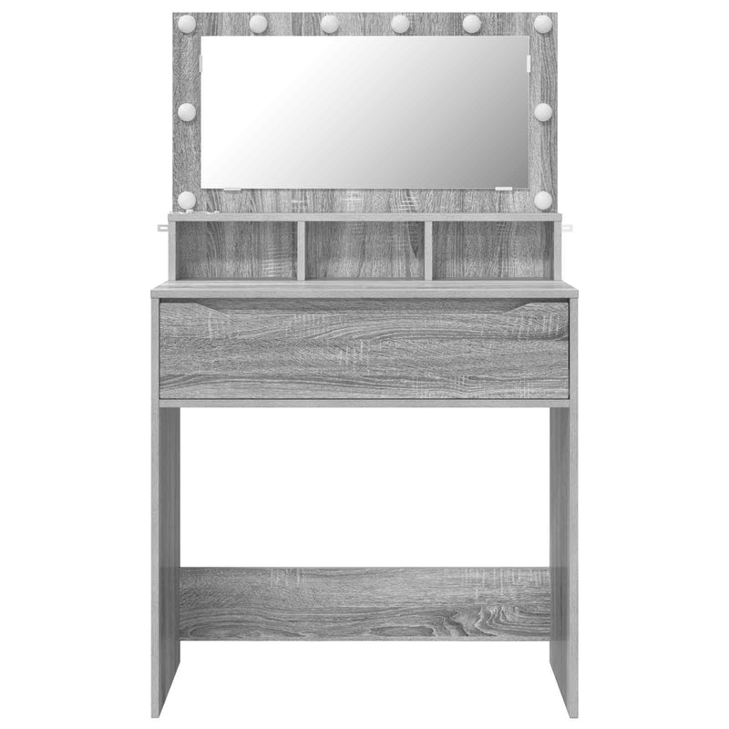 Tavoli da Trucco per Camera da Letto Sonoma grigio