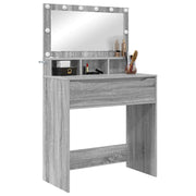 Tavoli da Trucco per Camera da Letto Sonoma grigio