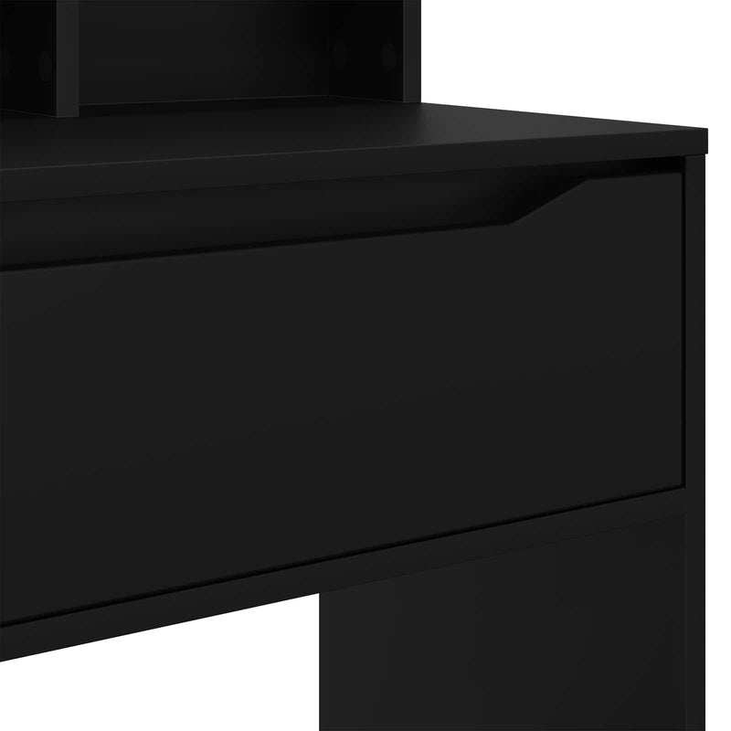 Tavoli da Trucco per Camera da Letto Nero 80 x 39,6 x 135 cm